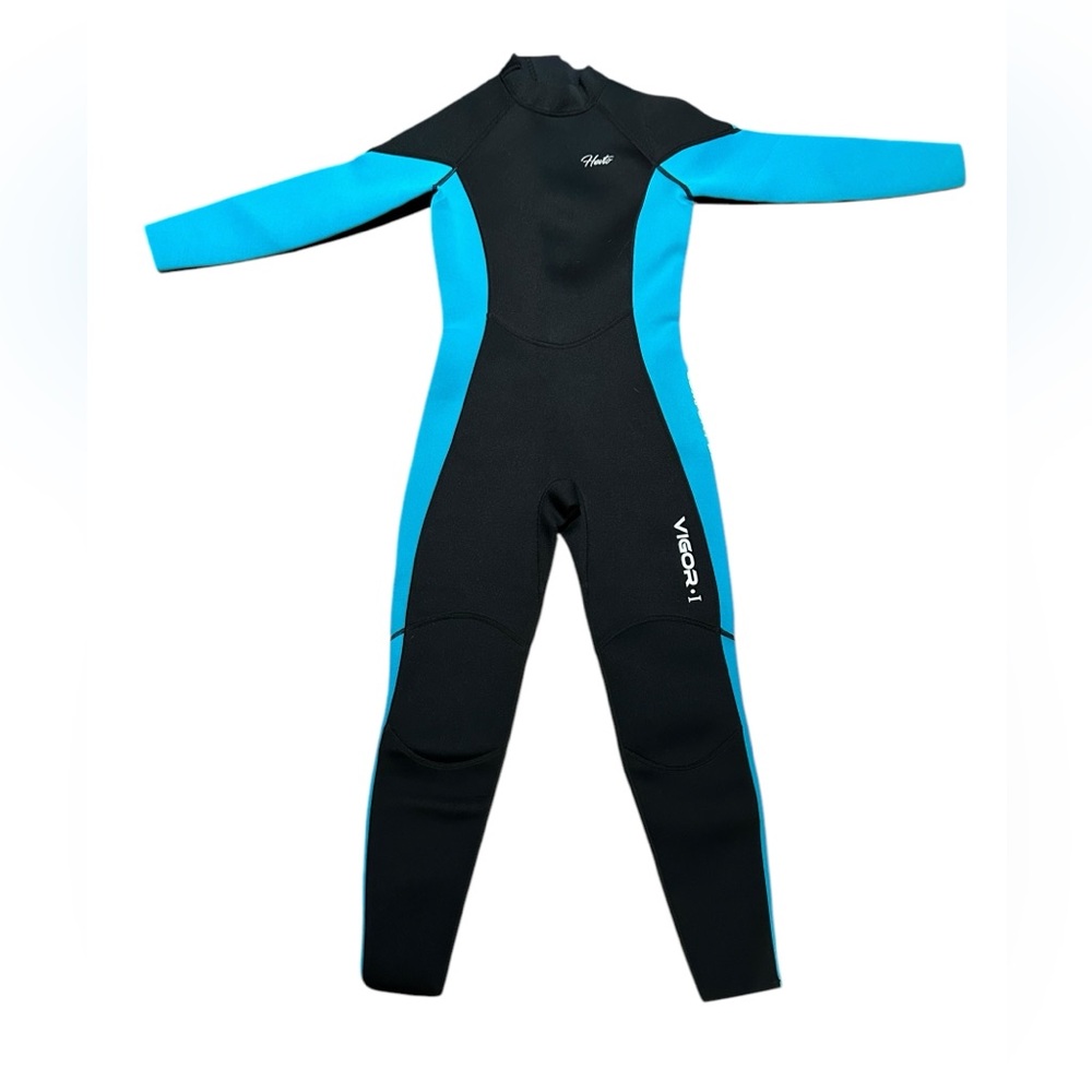 Hevto Youth 16 One Piece Wetsuit - Black and Blue
